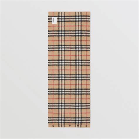 burberry kid's logo check cashmere snood|Vintage Check Cashmere Snood in Archive beige .